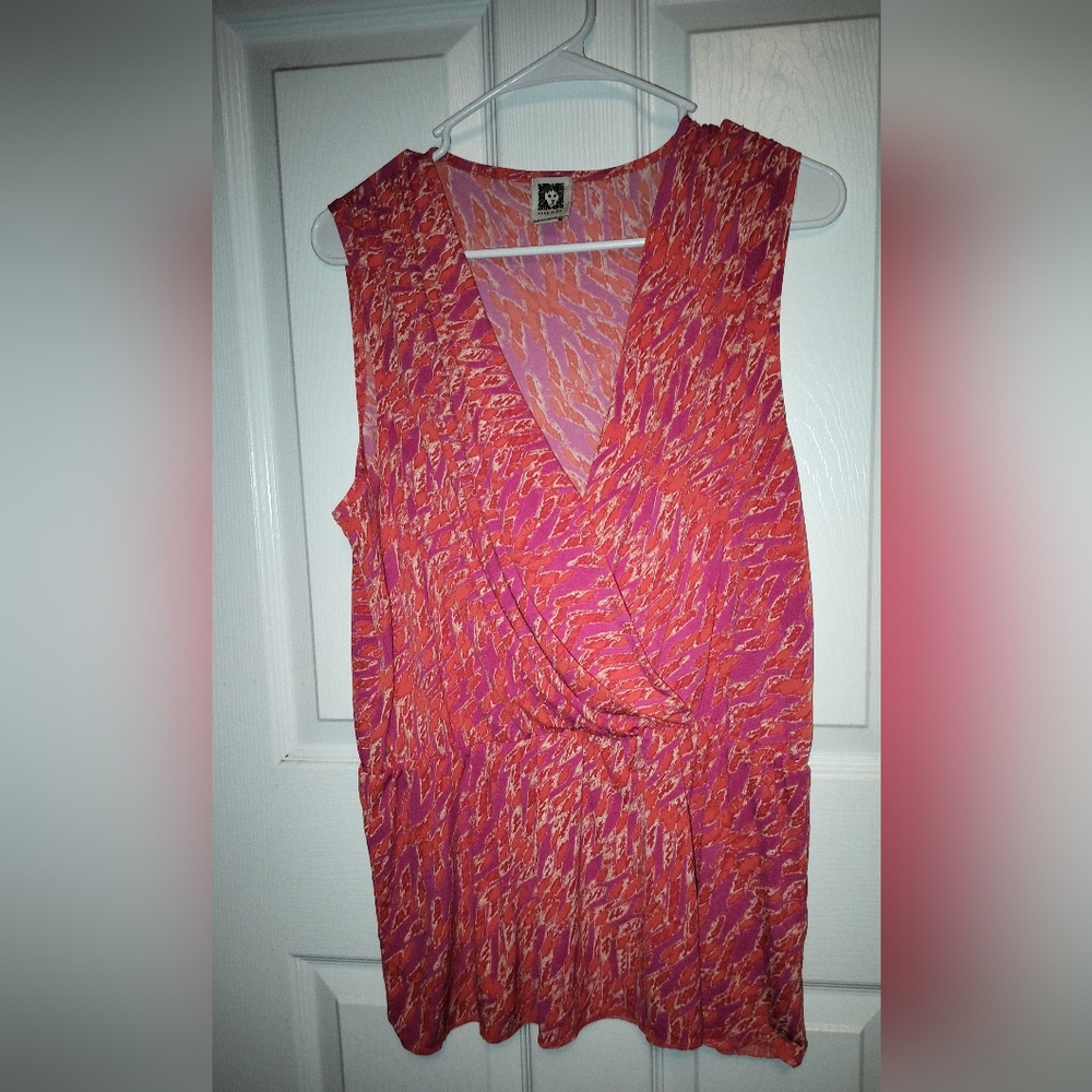 Anne Klein Sleeveless Blouse Size L